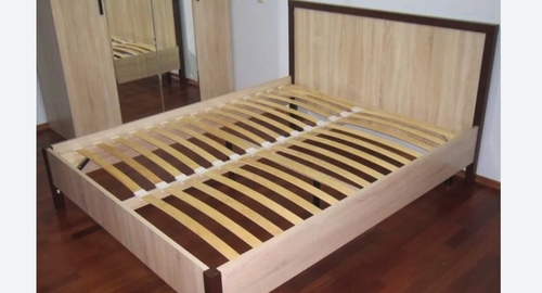 Сборка двухспальной кровати. Посёлок имени Морозова